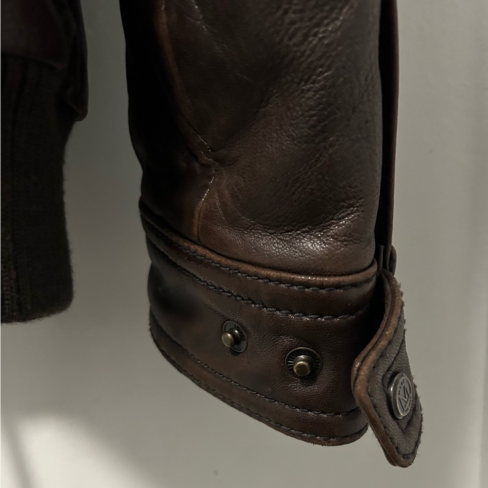 Men’s Leather Jacket by Andrew Marc New York size M - Picture 5 of 9